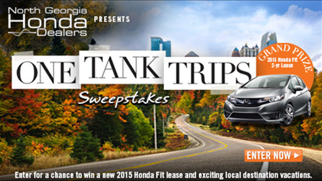 Honda: One Tank Trips Sweepstakes bonding & registration